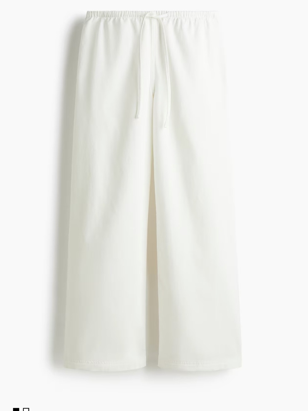 H&M denim drawstring pants